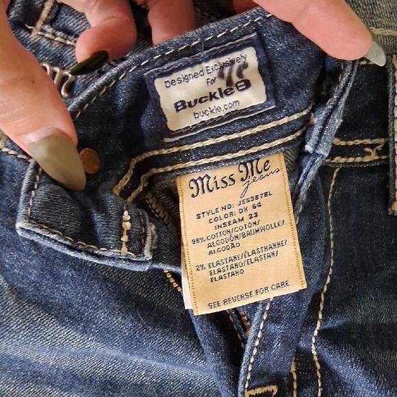 Miss Me Women's Denim Jeans with Embellished Pocket - Picture 5 of 7